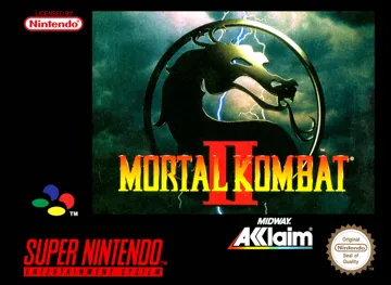 Mortal Kombat II (Europe) (Rev 1) box cover front